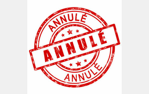 ANNULE MARDI 23 JUIN 2026 ENTRAINEMENT AU PRADET POUR LE 2ème et 3ème COURS