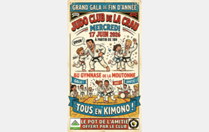 GALA DE JUDO FIN D'ANNEE A LA MOUTONNE