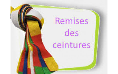 PASSAGE DE CEINTURES 